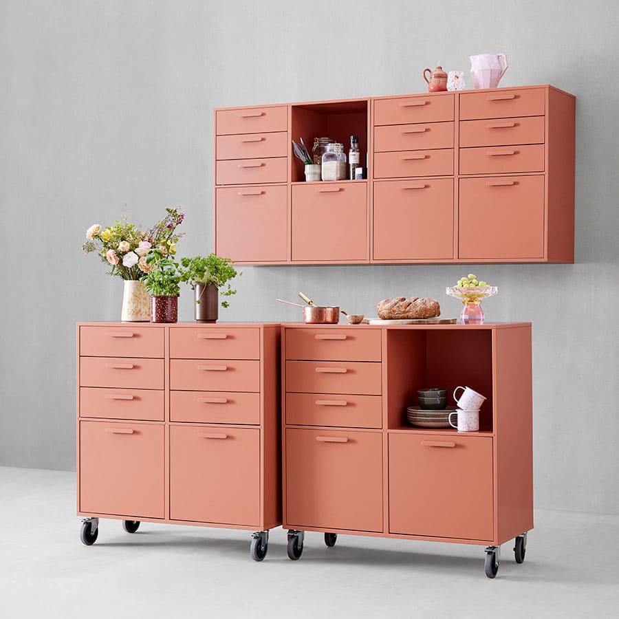 Keep bookcase system designed for Hammel furniture